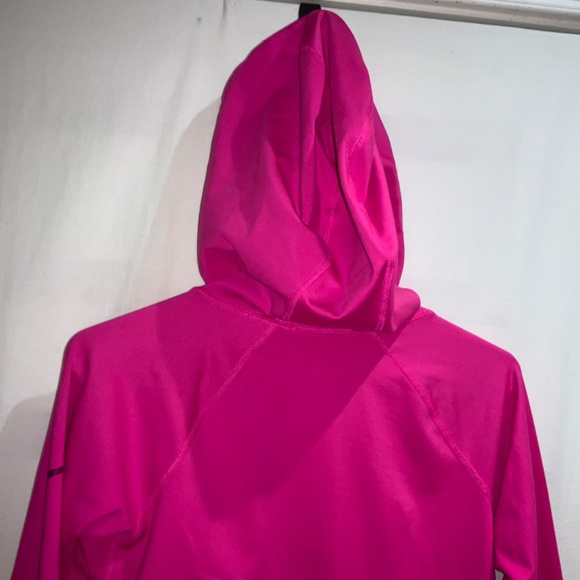 Nike Pro Dri-fit hoodie Sz L long sleeve pullover drawstring hood - Picture 7 of 10